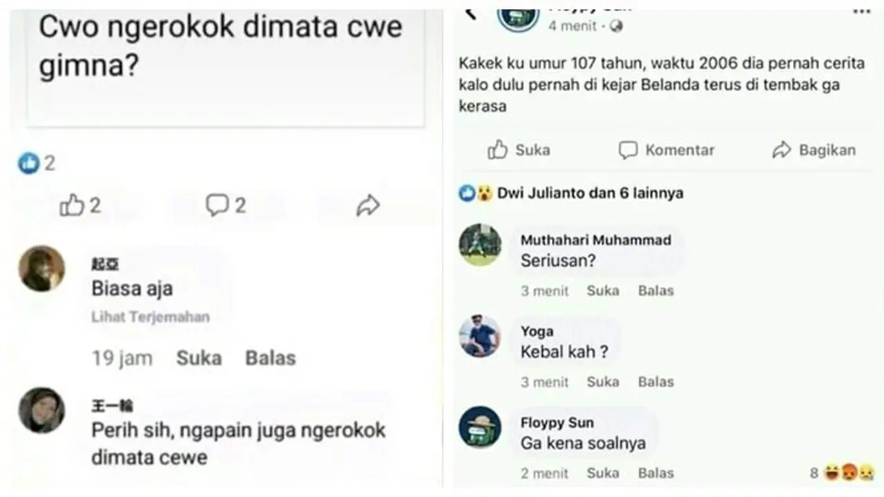 10 Momen Kocak Warga Facebook Balas Komentar Ini Bikin Tepuk Jidat