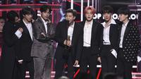 BTS di Billboard Music Awards 2019 (Photo by Chris Pizzello/Invision/AP)