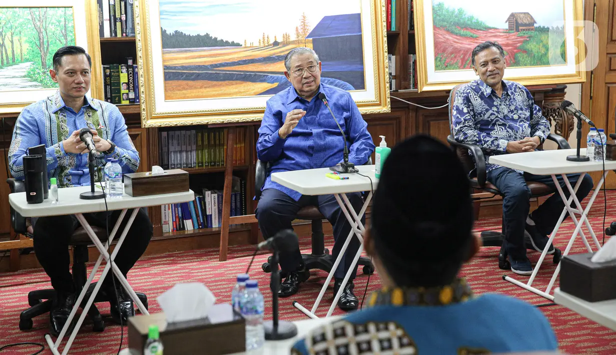 Pertemuan elite politik itu dilakukan secara tertutup, wartawan tidak diperbolehkan masuk untuk meliput maupun mendengar isi pembicaraan. (Liputan6.com/Faizal Fanani)