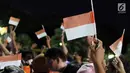 Masyarakat yang tergabung dalam Silent Majority Forum melakukan aksi damai di Silang Monas, Jakarta, Kamis (1/6). Mereka menentang segala bentuk perbedaan keadilan oleh kelompok tertentu. (Liputan6/JohanTallo)