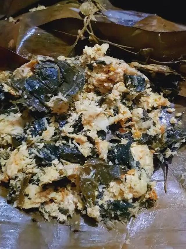 Botok Tahu Daun Pepaya