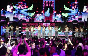 Diva kelahiran 1986 tersebut langsung menghentak panggung dengan membawakan beberapa lagu hitnya, salah satunya “F Yo Love Song”. Tampak dalam foto, penampilan Agnez Mo saat tKonser Raya 31 Tahun Indosiar Luar Biasa hari kedua di Studio 6 Emtek City, Daan Mogot, Jakarta, pada Minggu (11/1/2026) malam. (KapanLagi.com/Budy Santoso)