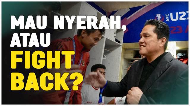Berita Video, Erick Thohir berikan semangat kepada para pemain Timnas Indonesia U-23 setelah telan kekalahan di semifinal Piala Asia U-23 pada Senin (29/4/2024)