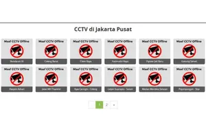 Sejumlah tayangan CCTV di kawasan Bundaran HI disebut tidak dapat diakses publik saat momen demonstrasi mahasiswa. (Foto: Antara)