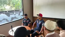 Sesi interview bareng Veda Ega Pratama dan Mario Suryo Aji di Agreya Coffee, Menteng, Jakarta Pusat, Senin (05/10/2026). (Bola.com/Juventus Filadelfia)