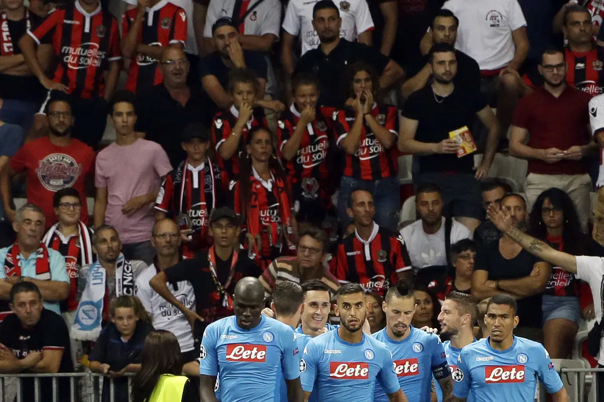 Napoli, Nice, Play Off Liga Champions