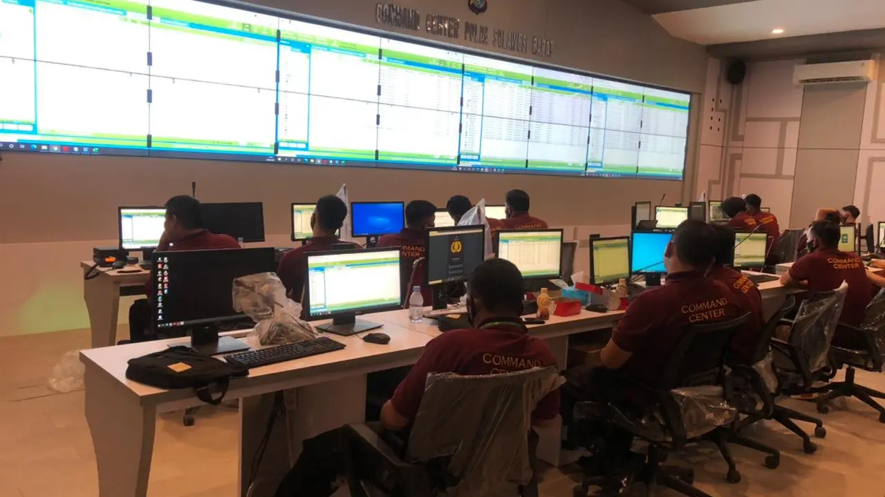 Command center Polda Sulbar