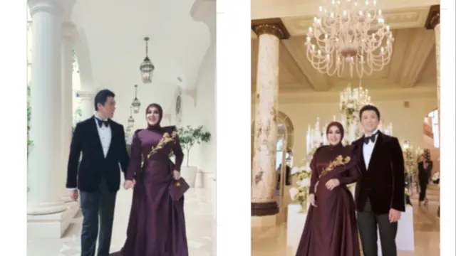 Potret Syahrini saat Gala Dinner di Cannes/Instagram @princessyahrini