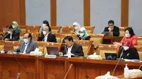 Kepala Perpunas Syarif Bando saat rapat dengar pendapat (RDP) antara Perpusnas dan Komisi X DPR RI, Kamis (7/4/2022). (Liputan6.com/ Ist)