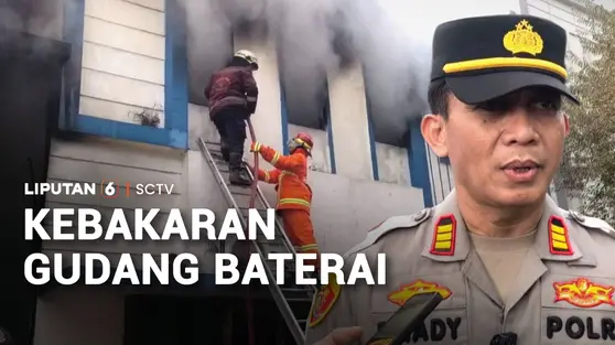 Kebakaran Gudang Baterai