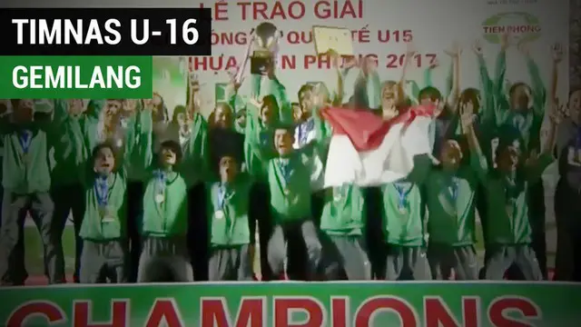 Berita video momen Timnas Indonesia yang menyabet semua penghargaan turnamen di Vietnam, Tien Phong Plastic Cup 2017, pada Minggu (18/6).