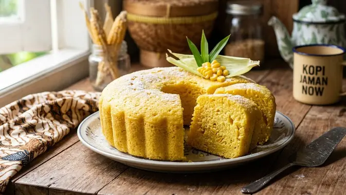 Resep Bolu Jagung Manis Kukus, Cuma 2 Telur Ekonomis dan Praktis