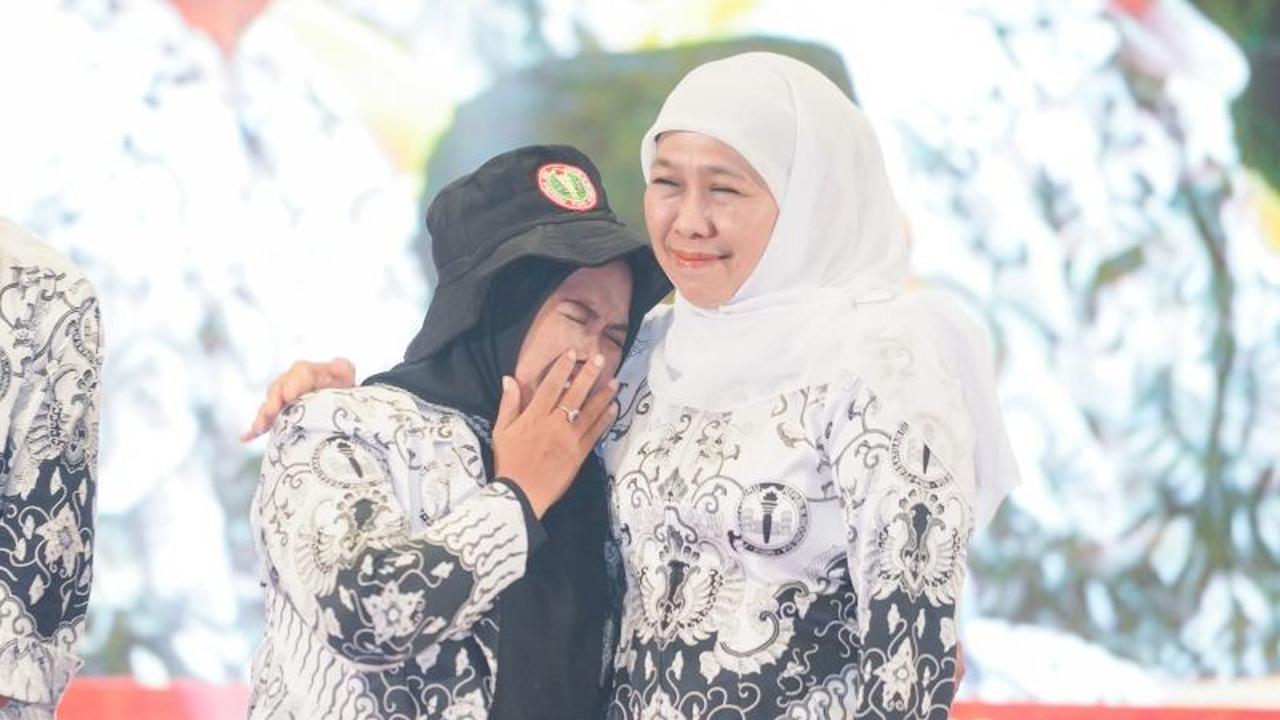 Khofifah: Peran Guru Kunci Bentuk Karakter Generasi Emas Masa Depan Bangsa