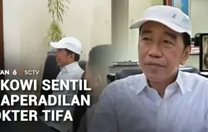 Jokowi 'Sentil' Sidang Praperadilan Dokter Tifa