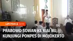 Ketua Umum Partai Gerindra, Prabowo Subianto mengunjungi sejumlah pondok pesantren di Jawa Timur untuk sowan ke kiai NU. Selain sowan ke kiai, Prabowo juga berziarah ke makam Gus Dur.