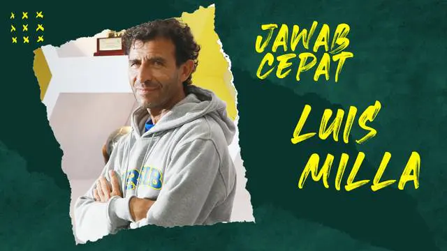 VIDEO: Games Jawab Cepat Bersama Luis Milla, Pilih Real Madrid atau Barcelona?