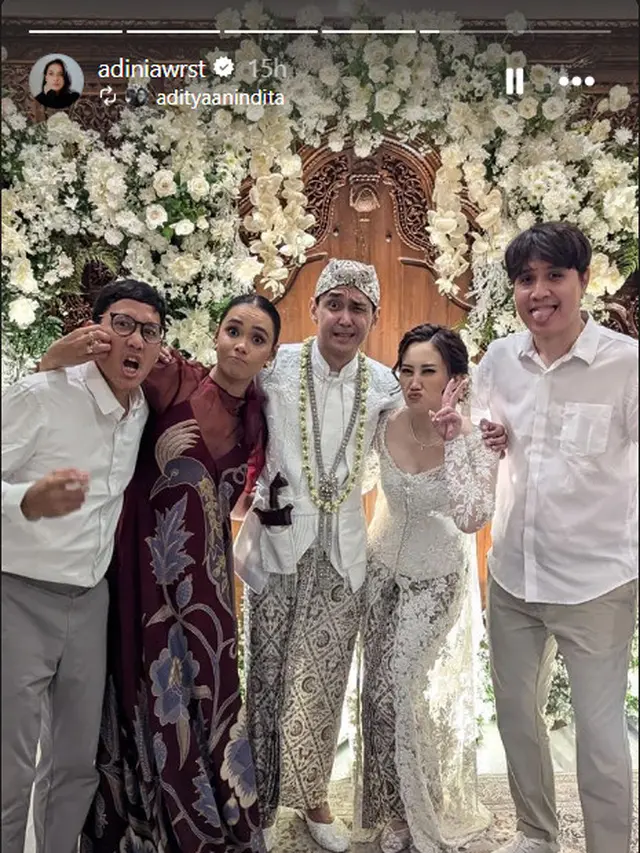 6 Potret Pernikahan Wisnu Hardana Adik Sara Wijayanto, Dikabarkan Pindah Agama