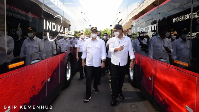 Menhub memastikan operasional bus listuatan dalam negeri tersebut dapat berjalan dengan baik sehingga mendukung kelancaran KTT G20