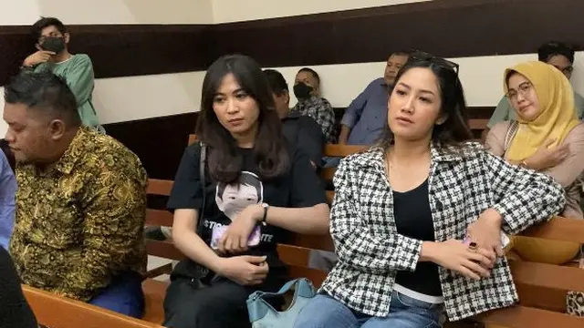 Tamara Tyasmara menghadiri sidang lanjutan dengan terdakwa Yudha Arfandi ini, yang mengagendakan saksi. (Liputan6.com/M.Althaf Jauhar)