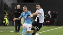 <p>Duel Udinese versus Napoli berakhir antiklimaks dengan skor 1-1. (Andrea Bressanutti/LaPresse via AP)</p>