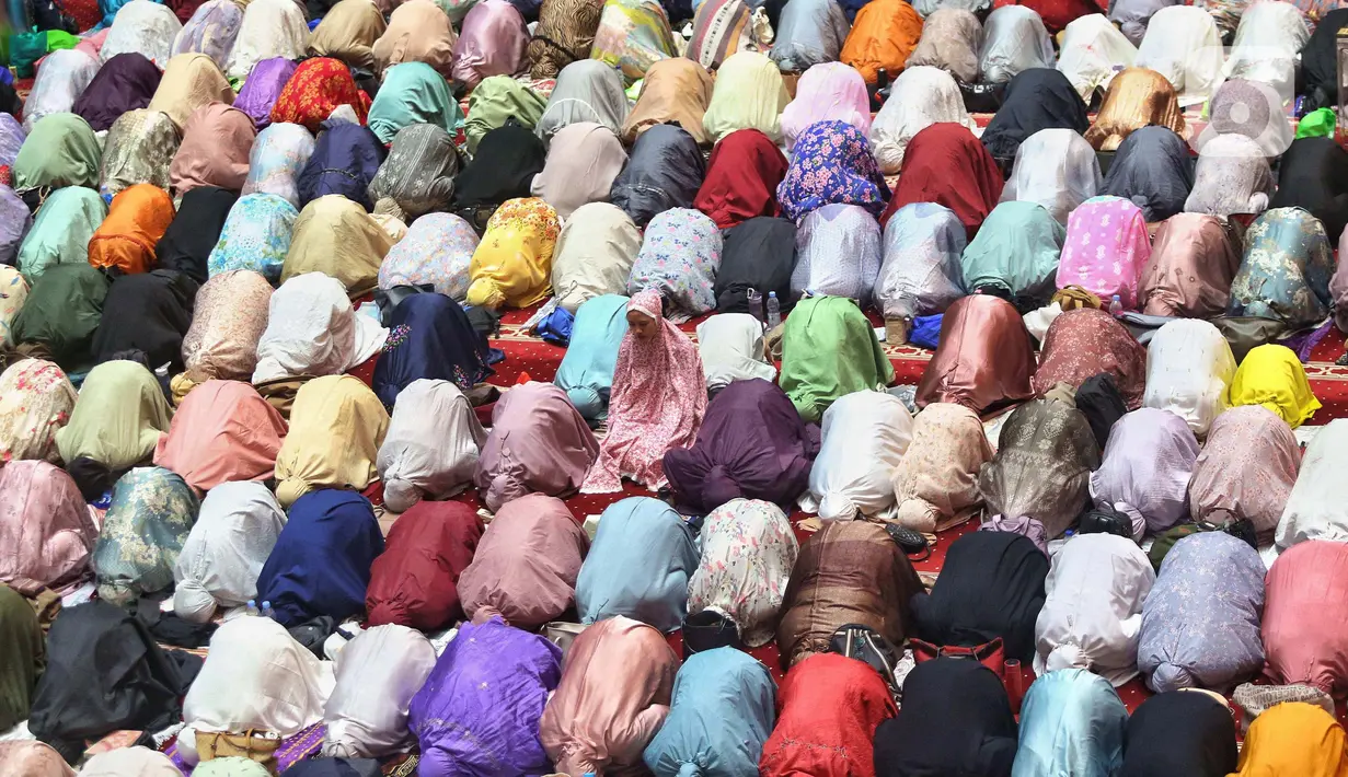 Sebelumnya, pemerintah mengumumkan 1 Ramadan 1445 Hijriah jatuh pada 12 Maret 2024 berdasarkan pemantauan hilal di ratusan titik di seluruh Indonesia. (Liputan6.com/Angga Yuniar)