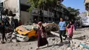 Pekan lalu, Perdana Menteri Benjamin Netanyahu menegaskan bahwa Israel akan mengendalikan seluruh wilayah Gaza. (Omar AL-QATTAA/AFP)