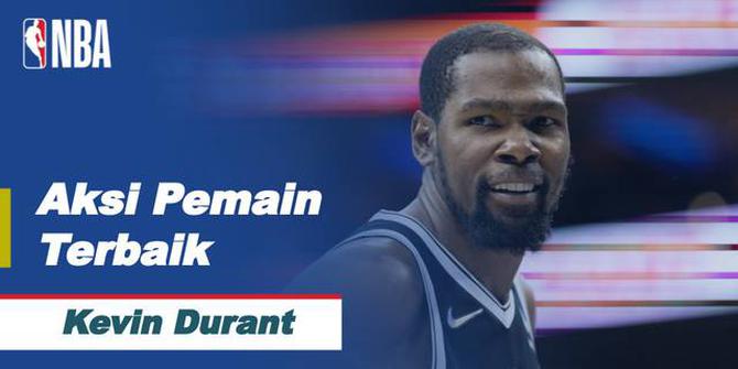 VIDEO: Aksi-Aksi Kevin Durant Saat Bawa Brooklyn Nets Kalahkan Indiana Pacers di Lanjutan NBA 2021/2022