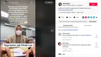 Tri Suaka dan Nabila Maharani Klarifikasi Video Viral Seorang Dokter yang Tuding Ada Artis Tak Sopan Saat Konsultasi. (TikTok @trisnazia)