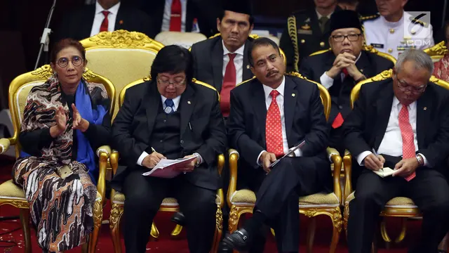 Gaya Busana Pejabat Hadiri Sidang Tahunan MPR