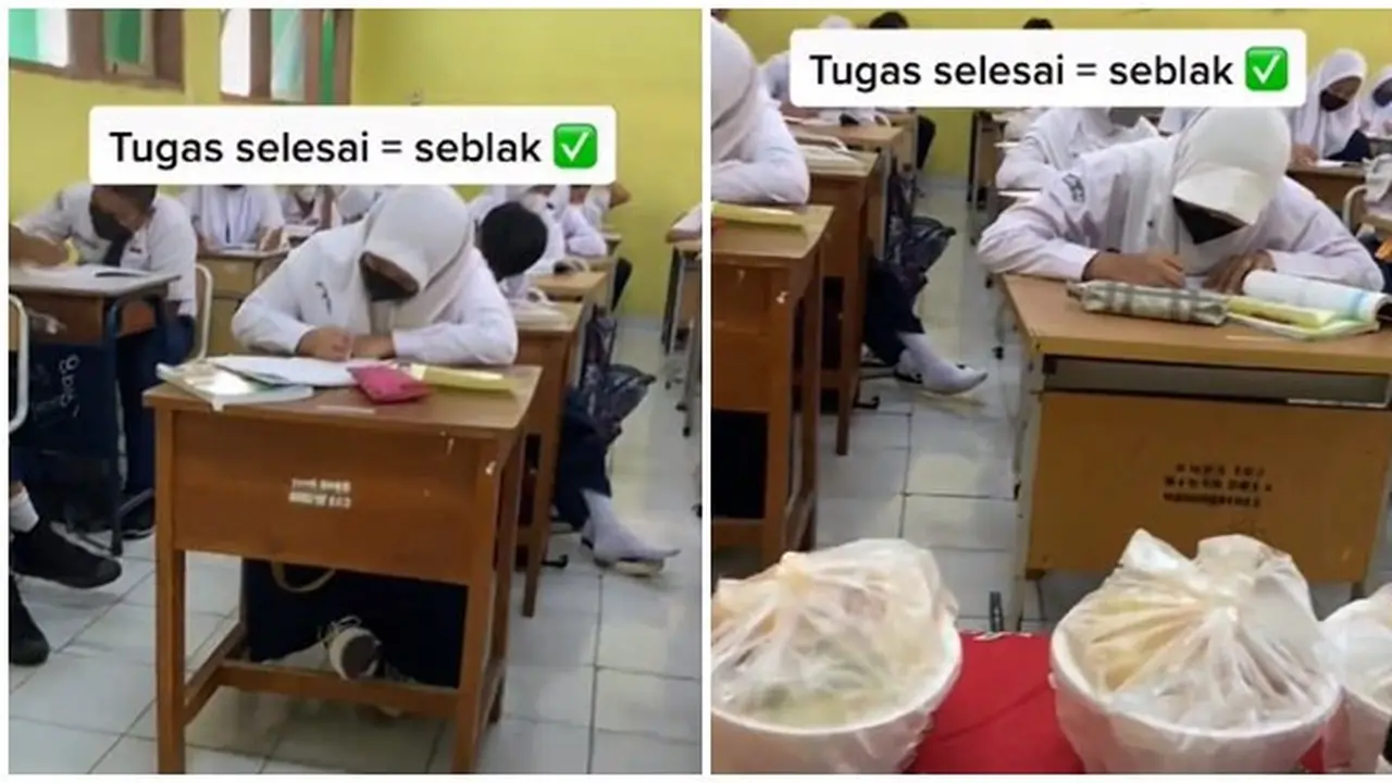 Viral, Guru Ini Bagikan Seblak ke Siswa yang Selesai Kerjakan Tugas sebagai Motivasi