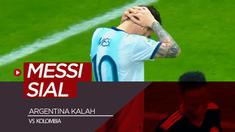 Berita video momen Lionel Messi sial saat Argentina kalah 0-2 dari Kolombia pada laga pertamanya di Copa America 2019, Sabtu (15/6/2019).