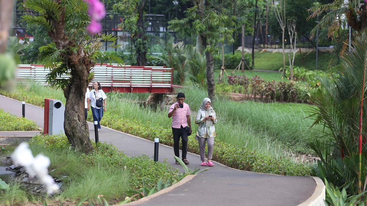 FOTO: Taman Bendera Pusaka Hadirkan Ruang Hijau Terpadu di Jakarta Selatan