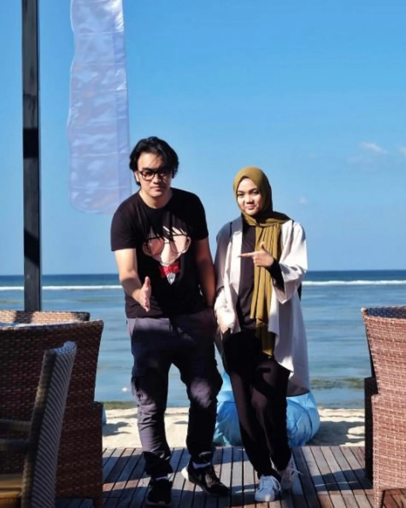 Rina Nose mengenang saat pernikahannya dengan Ridwan Federani Anwar (Instagram/@rinanose16)