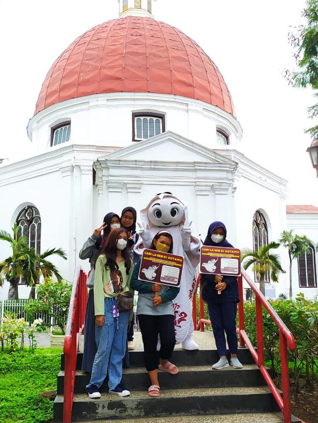 Foto: Keseruan Berburu La'Eeb di Kota Semarang, Gaungkan Euforia Piala Dunia 2022 Qatar
