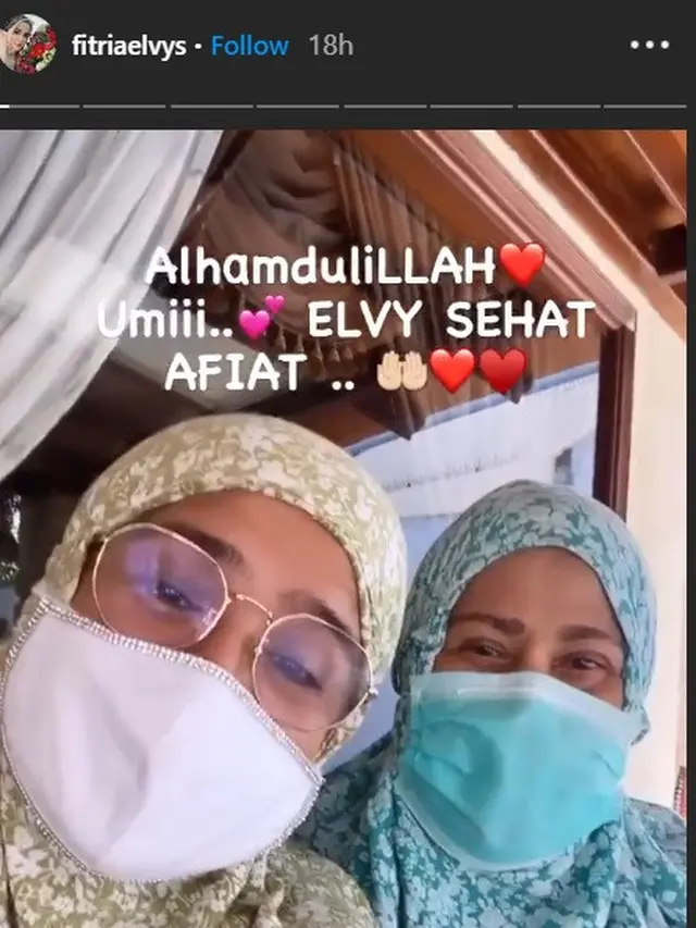 Fitria dan Elvy Sukaesih (Instagram/ fitriaelvys)