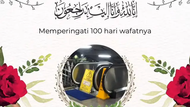 Eskalator Stasiun Bekasi Tak Berfungsi 100 Hari, Warga Protes dengan Karangan Bunga dan Replika Kuburan.
