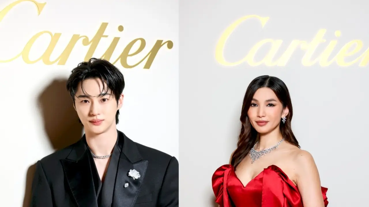 Potret Byeon Woo Seok dan Gemma Chan Tampil Bak Prince & Princess di Cartier Nature Sauvage Gala