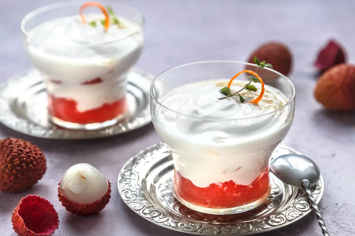 Resep Lychee Panna Cotta