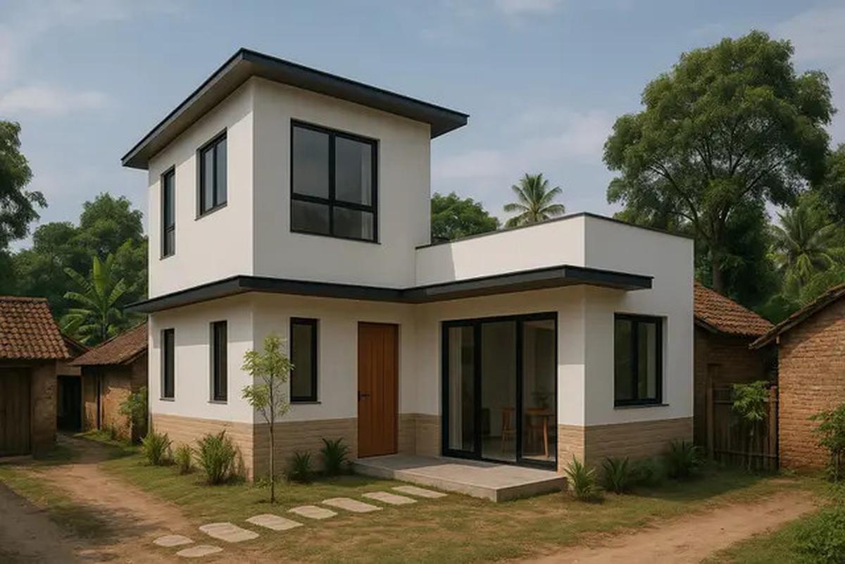 7 Ide Rumah Minimalis Letter L di Kampung