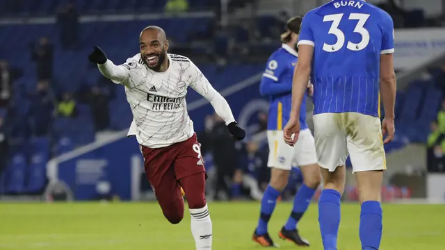Foto Liga Inggris: Arsenal Petik Kemenangan di Markas Brighton & Hove Albion