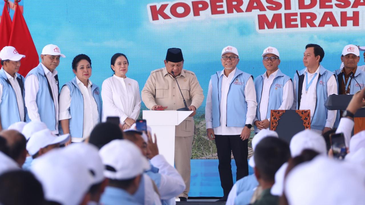 Peluncuran Kelembagaan 80.000 Kopdeskel Merah Putih
