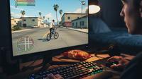 Memasukkan cheat GTA San Andreas di PC (Ilustrasi AI)