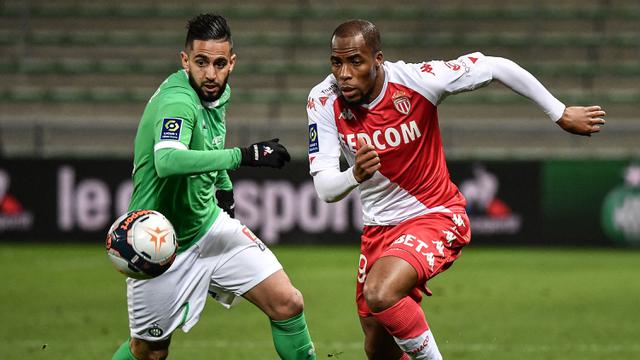 FOTO: Menang Telak 4-0 atas Saint-Etienne, AS Monaco Ramaikan Persaingan di Papan Atas - Djibril Sidibe; Ryad Boudebouz