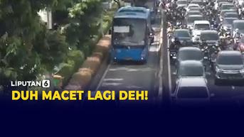 VIDEO: DKI Jakarta Level Satu, Arus Lalin Lebih Macet