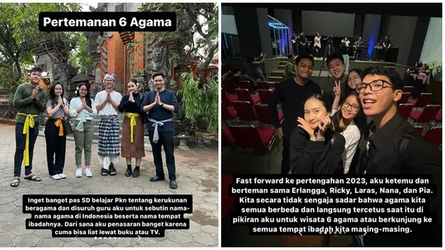 Viral Persahabatan 6 Orang Beda Agama Ini Harmonis, Perlihatkan Indahnya Perbedaan