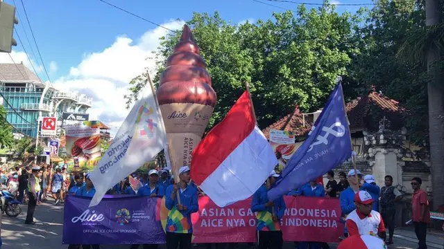 Balon Obor Raksasa Asian Games 2018