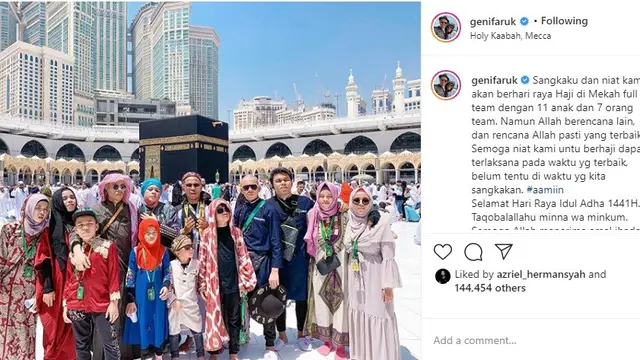 Keluarga Atta Halilintar (Foto: Instagram/@genifaruk)