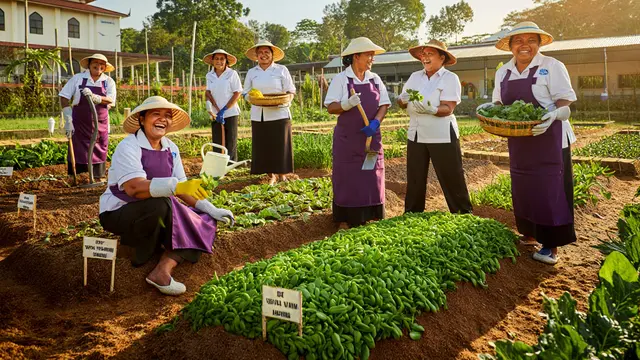 Ide Kebun Sayur untuk Paguyuban Ibu-ibu Paroki (AI)
