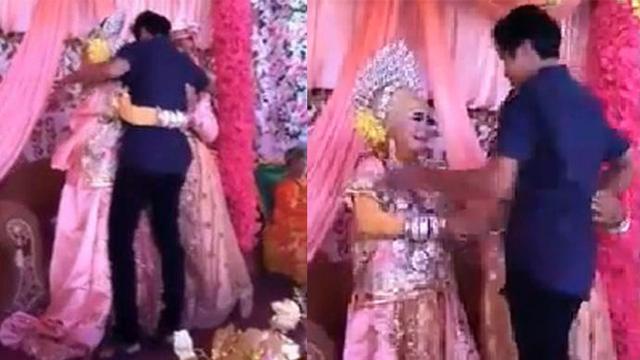 Viral Pengantin Wanita Pingsan Usai Dipeluk Mantan Di