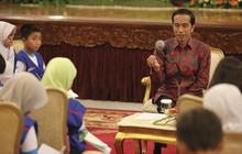 Jokowi diwawancarai reporter cilik SD se-Jabotabek